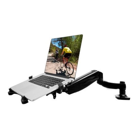 Zoxou Fleximounts Desk Laptop Mount for 11in-17in Laptops, Black L01